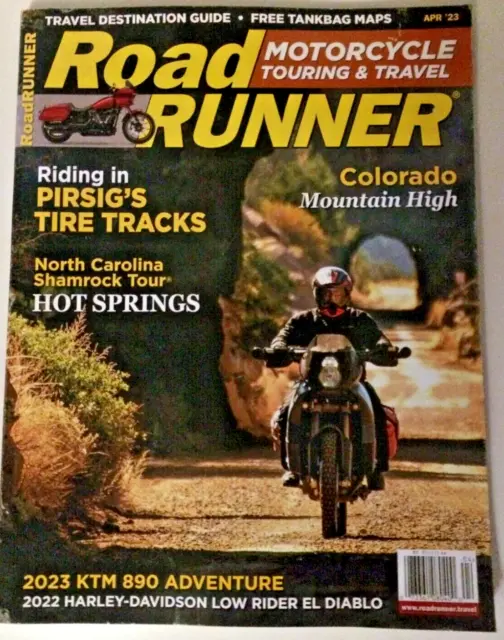 Road Runner Motorcycle Touring & Travel Magazine~April 2023~TN NC Tankbag Maps