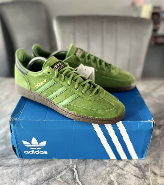 Adidas spezial green trainers cheap