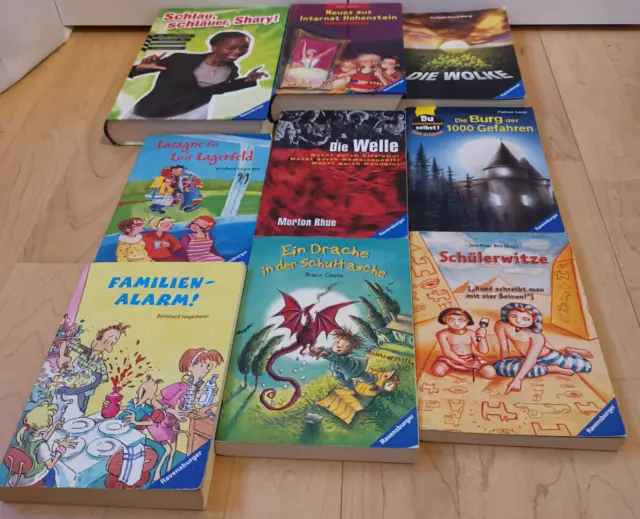 9 Ravensburger Kinder Bücher, Bücherpaket, Konvolut,  gut bis sehr guter Zustand