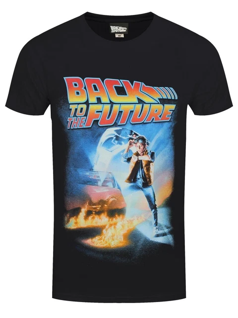 Maglietta Uomo Back To The Future - Ritorno Al Futuro Classica DeLorean - Quinto Sole - 3