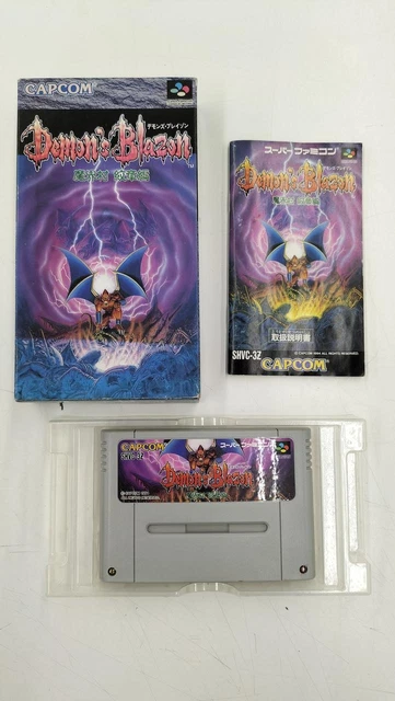 Capcom Demon CAPCOM SHVC-3Z DEMONS Blazon Makai Village Emblem Edition $284.20 ...