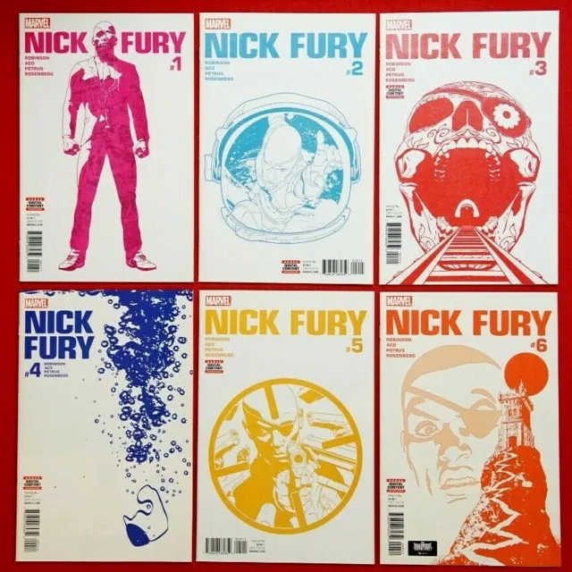 Nick Fury #1 2 3 4 5 6 Comic Book Run Set #1-6 Marvel 2017