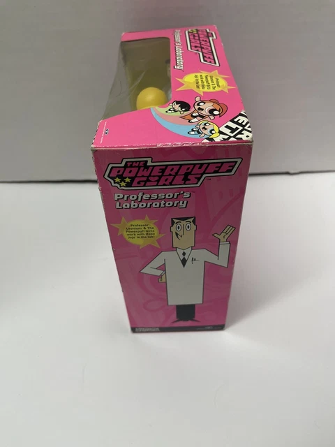 Powerpuff Professor Lab RARE VINTAGE: POWERPUFF Girls Bubble’s Playset Professor’s Laboratory ...