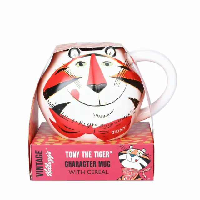 Kellogg's Tony the Tiger Vintage Stil Charakter Becher mit Müsli BB 04/21 2