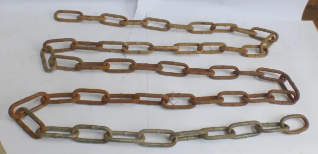 alte Kette  Gliederkette 💃🕺 Eisenkette rostige  ca 1,5 Meter lang Stahl Eisen