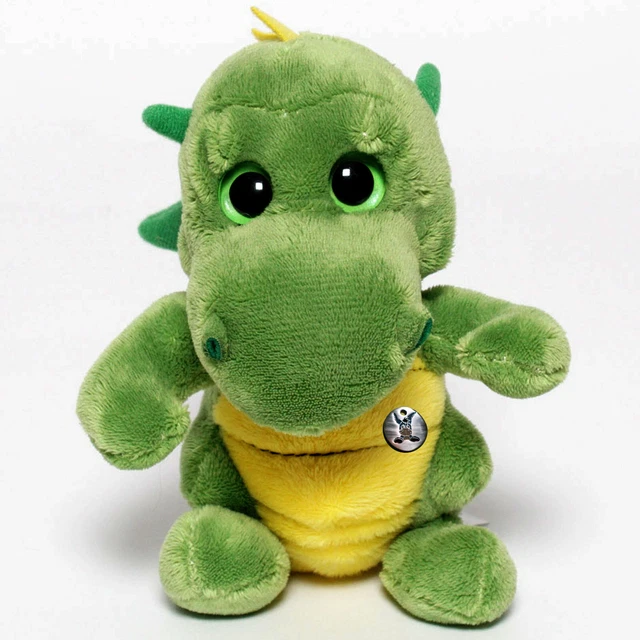 Kuscheltier Drache Grun
