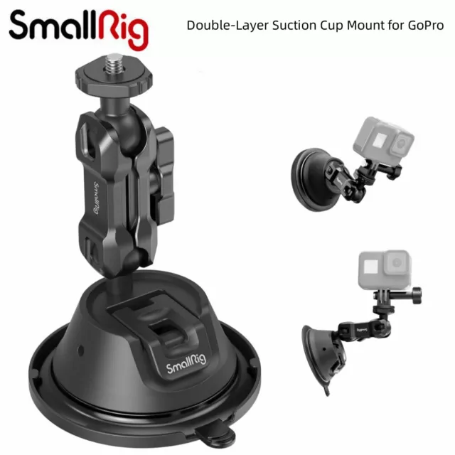 SmallRig Portable Suction Cup Mount Support for Action Cameras Gopro|Phone