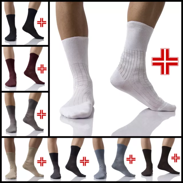 Beman - 3 Paia - Calze Sanitarie Corte Uomo Costina 100% Cotone Filo Scozia 938C
