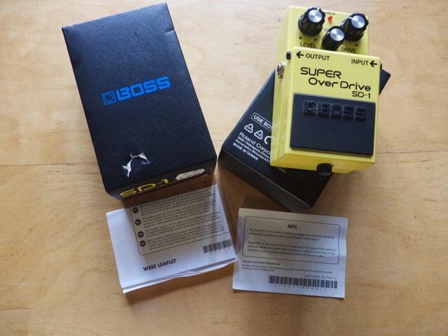Boss Sd-1 Super Overdrive Effect Pedal New, Electro-Harmonix Boss Sd-1 Super Overdrive Effect Pedal New, Electro-Harmonix