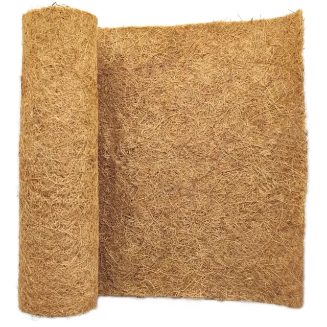 SUNYAY 16x80 inch Natural Coconut Coir Liner Sheets Coco Fiber Roll Coco Mat