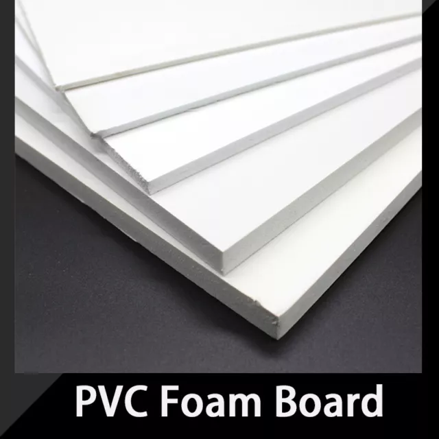 Thick 2-10mm PVC Foam Board Plastic Expansion Sheets Craft Model 20*30cm 30*40cm