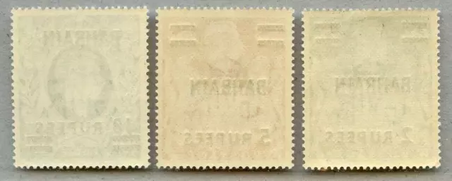 Bahrain 1948 Freimarken König Georg VI 57-59 Rupienwerte Definitives KGVI MNH 2