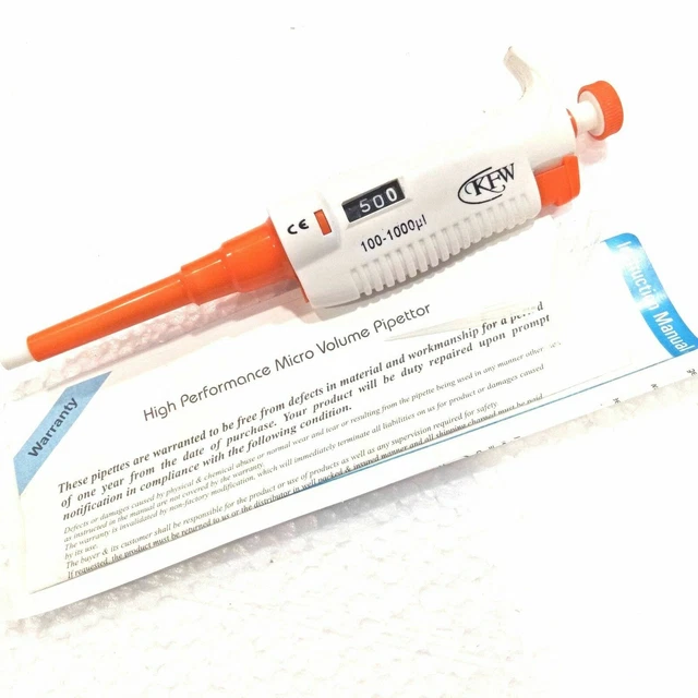 Variable Ranges Micro-pipette 100ul - 1000ul