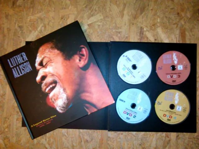 LUTHER ALLISON - A Legend Never Dies (Buch mit 4 DVDs)