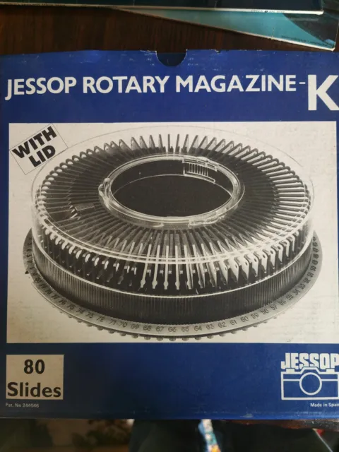 Jessop K 80 diapositivas bandeja giratoria carrusel cargador K