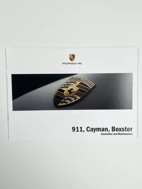 Porsche 911 Cayman  Service History Book Blank