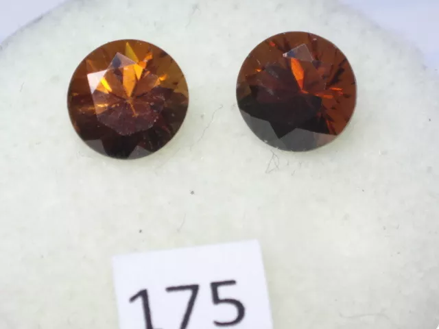 Natural Australian ZIRCON      2.48cts  ID# 175  (Lot of 2)