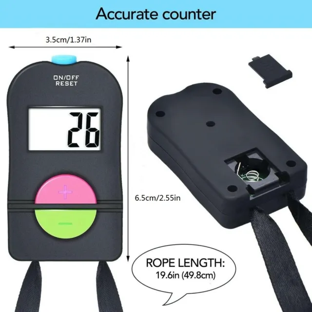 Digital Clicker Counter Hand Tally Golf Electronic Number People Knitting