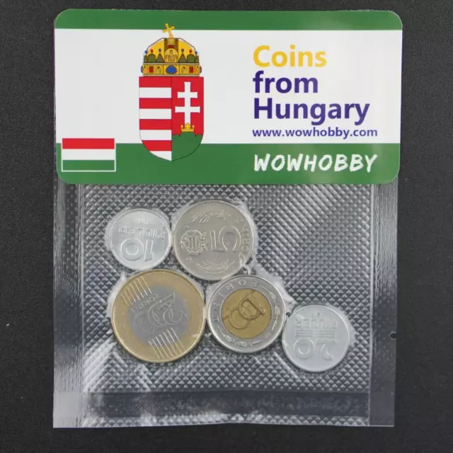 Hungarian Coins: 5 Unique Random Coins from Hungary for Coin Collecting