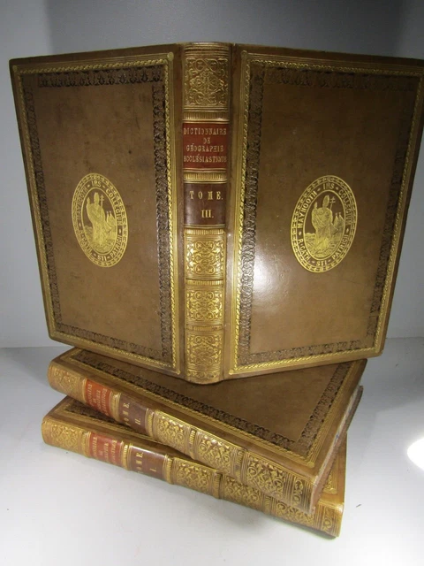 BENOIST-DICTIONNAIRE DE GÉOGRAPHIE SACRÉE ET ÉCCLÉSIASTIQUE-Relié-1848