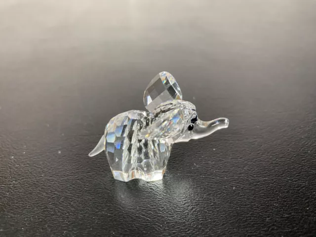 Swarovski Crystal Figurine Baby Elephant 7640 NR 040 000 #151489