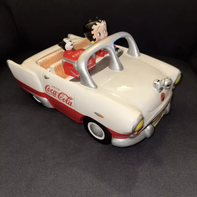 Rare! Betty Boop & Coca Cola Premier Edition Cookie Jar Limited. Original Box.