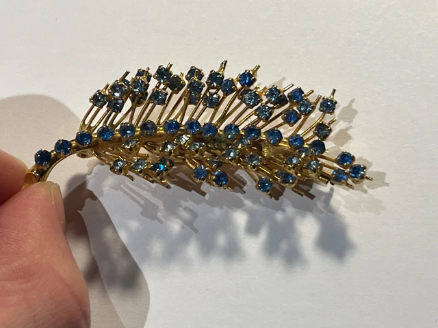 Broche Ancienne Avec Pierre - Bijou Vintage, Occasion (réf. 155-33/A1-5)