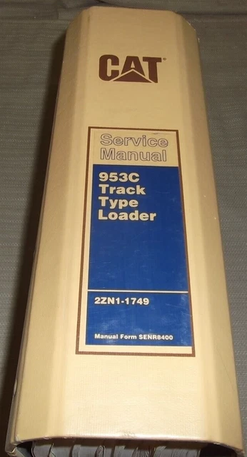 CAT Caterpillar 953C Pista Carico Servizio Negozio Riparazioni Libro Manuale