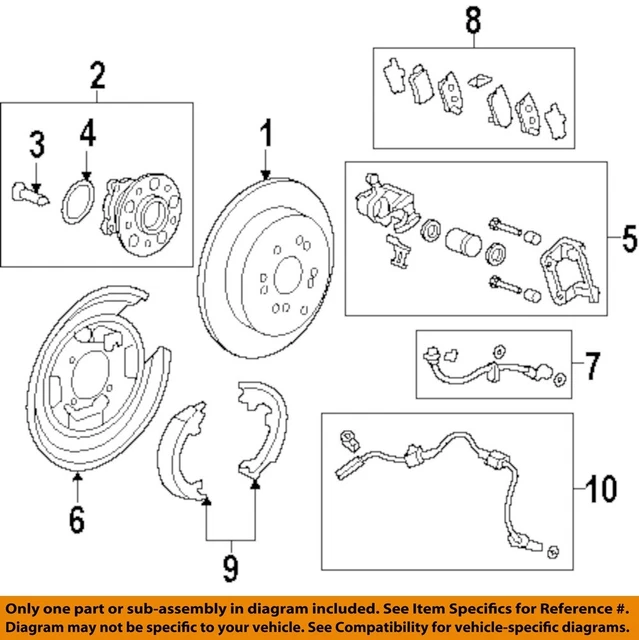 v brake components