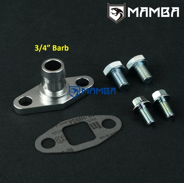 MAMBA Turbo Oil Drain Return Flange Kit Garrett GT3788R GT4088R GT4094R