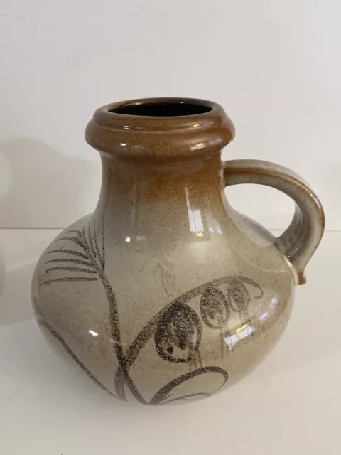 MCM Scheurich Keramik West Germany ~ Art Pottery Vase /Jug  ~ Wheat Design