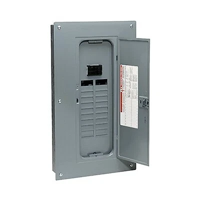 Homeline Main Breaker-Installed Load Center, 100-Amp -HOM2040M100PC