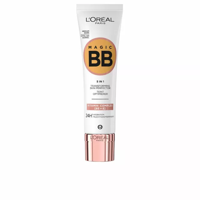 Base de Maquillage Crémeuse L'Oreal Make Up Magic Bb Medium Dark Spf 10 30 ml