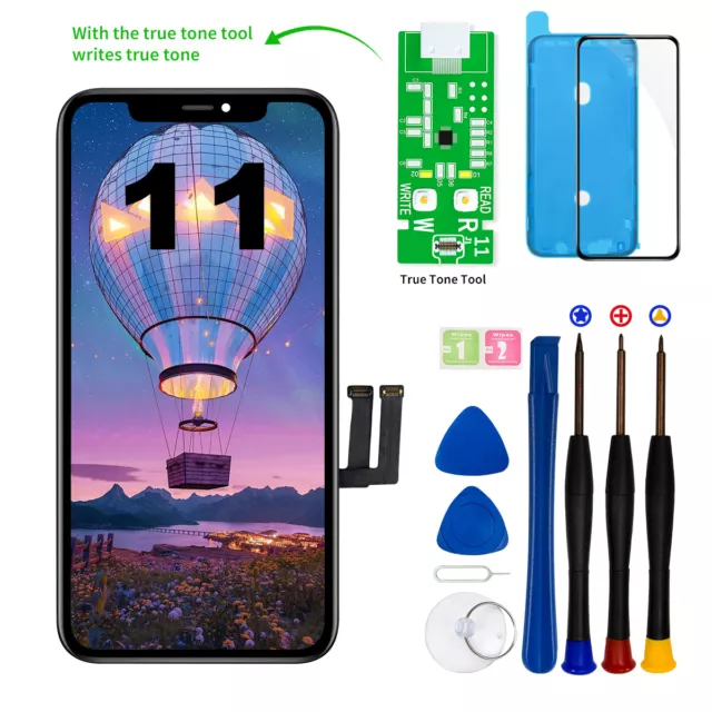 For iPhone 11 LCD Display Touch Screen Replacement Digitizer Lot with True Tone