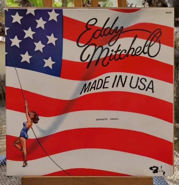 LP 33T - Eddy Mitchell ‎– Made In USA. Fra 1975. Excellente écoute  (EX/EX+)