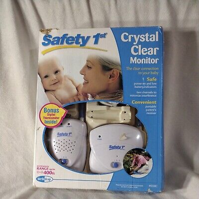 Pre-Owned Safety 1st Crystal Clear Monitor Set #49230C Baby Monitor