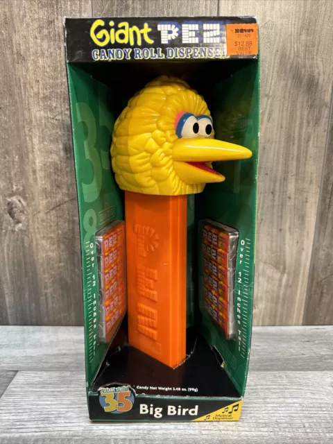 NIB Sesame Street 35 BIG BIRD Giant Pez  Dispenser