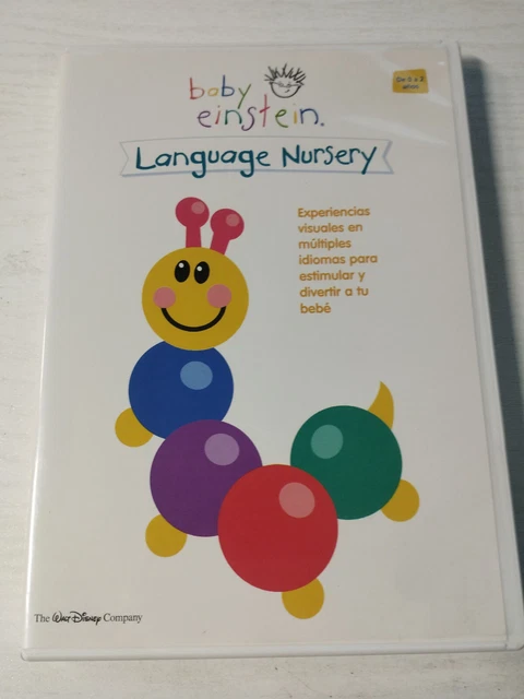 BABY EINSTEIN LANGUAGE Nursery Walt Disney 2003 - DVD Reg 2 Spanish ...