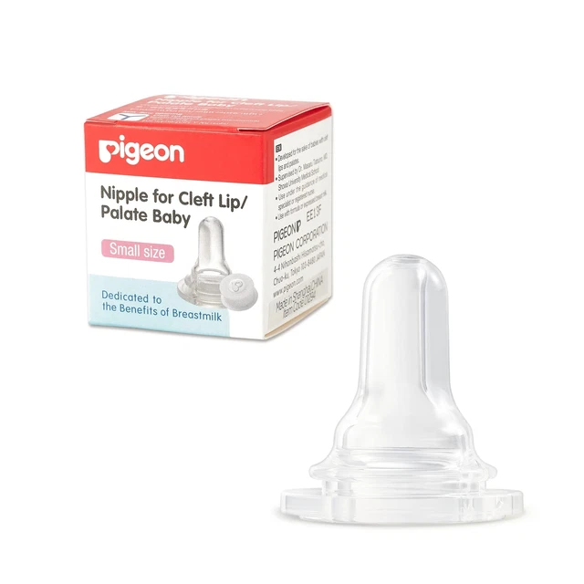 Pigeon Bottle Nipple for Cleft Lip/Palate Baby, Small Size, Please Use It Under