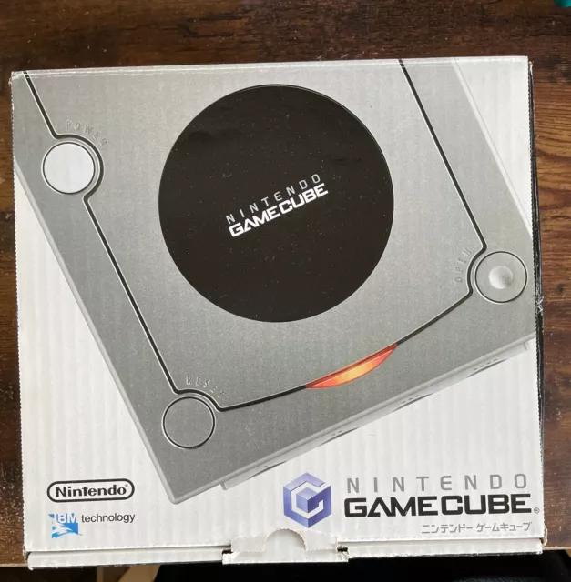 Nintendo Game cube DOL-101 Console controller silver Used from Japan