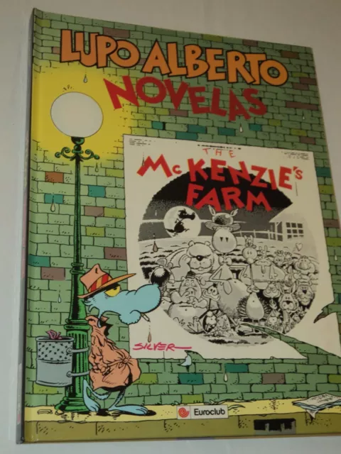 Cartonato LUPO ALBERTO NOVELAS Euroclub I^ prima edizione dicembre 1988 fumetti