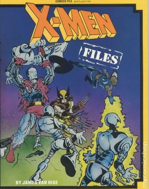 Character File Comic COMICS FILE MAGAZINE Spotlight on X-Men Files SC #1-1ST VG 1986 Stock ...