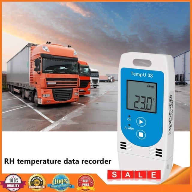 USB Temperature Humidity Data Logger Reusable RH Tempu Data Recording Meters