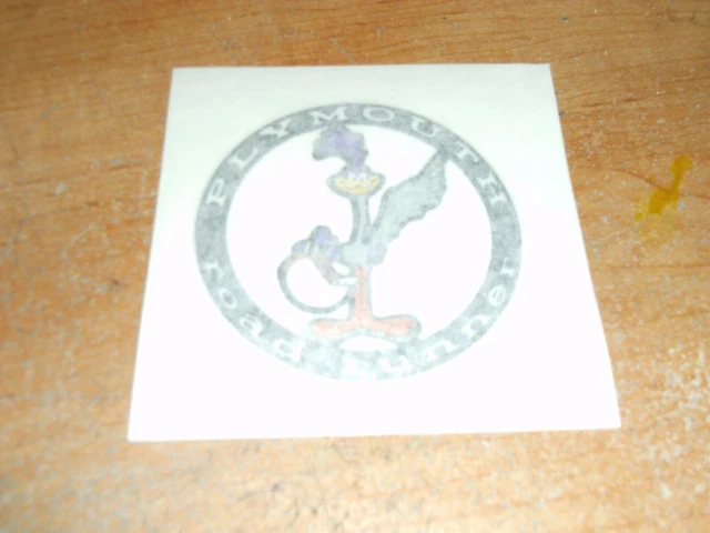 1971 1972 1973 Plymouth Road Runner Trunk Decklid Deck Lid Decal Sticker New