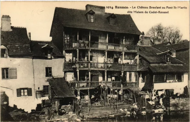 CPA AK RENNES - Le Chateau Branlant au PONT-St-MARTIN called Maison de (356896)