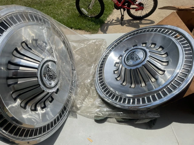 14 Inch New Old Stock WHEEL HUB CAPS set of 4 14 Inch New Old Stock WHEEL HUB CAPS set of 4