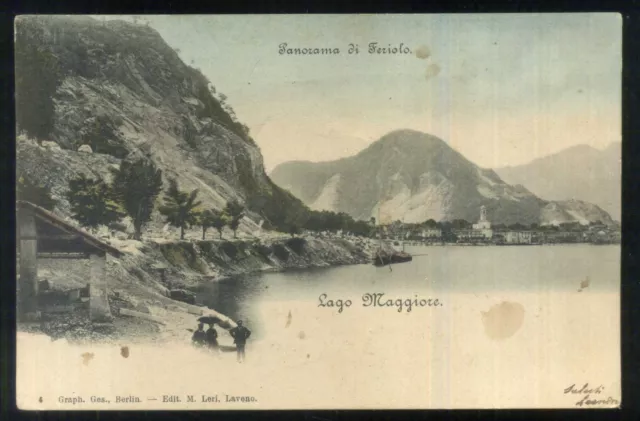 FERIOLO (Verbania) - LAGO MAGGIORE - PANORAMA - VG. 1903