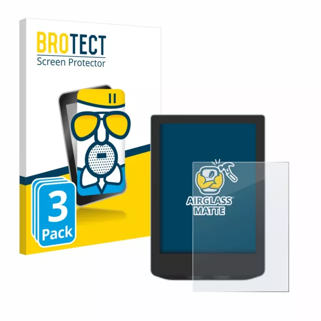 3x Anti-Riflesso Vetro Pellicola Protezione per PocketBook Verse Proteggi