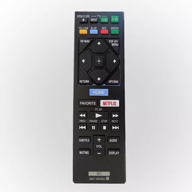 Télécommande RMTVB100U pour BDPS1500 S3500 BX150 haute qualité performances