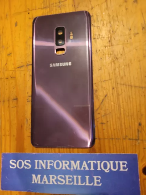 Vitre arrière cache batterie Samsung Galaxy S9+ Plus SM-G965F